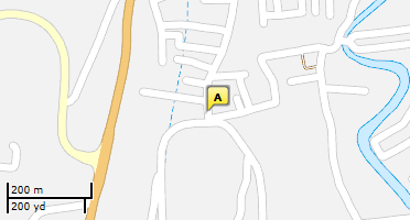 Location of business on map