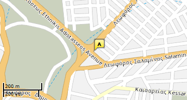 Location of business on map