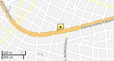 Location of business on map
