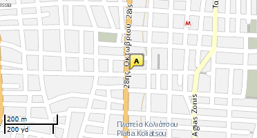 Location of business on map