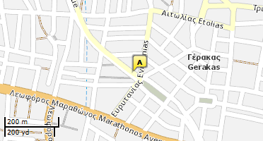 Location of business on map