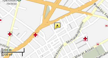 Location of business on map