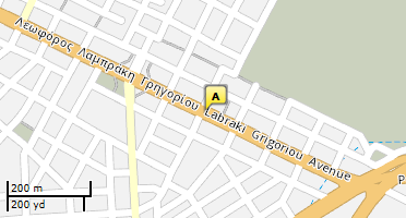 Location of business on map