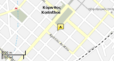 Location of business on map