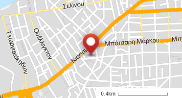 Location of business on map
