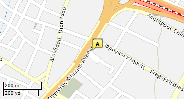 Location of business on map