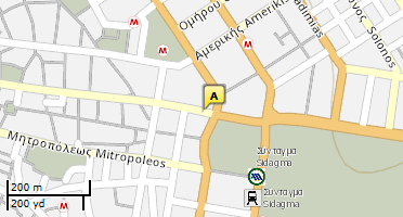 Χάρτης και σημείο της επιχείρησης