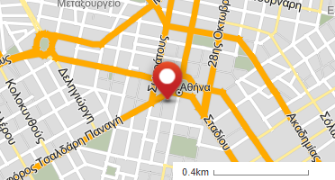 Location of business on map
