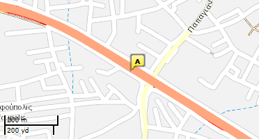 Location of business on map