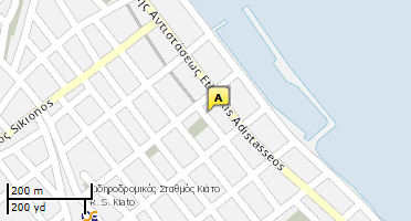 Location of business on map