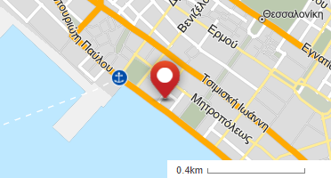 Location of business on map