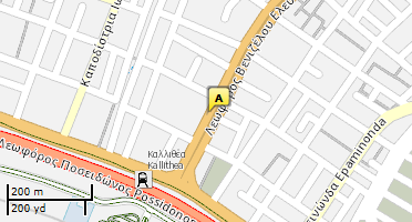 Location of business on map