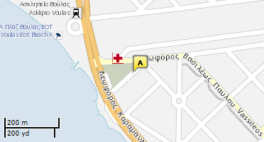 Location of business on map