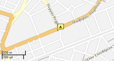 Location of business on map