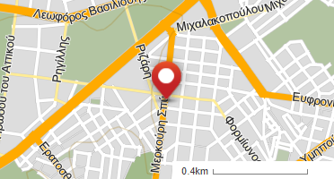 Location of business on map