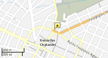 Location of business on map