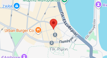 Location of business on map