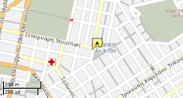 Location of business on map