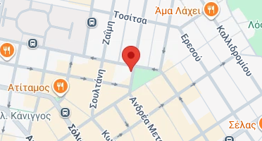 Location of business on map