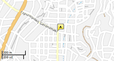 Location of business on map