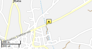 Location of business on map