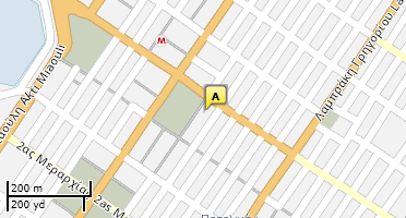 Location of business on map