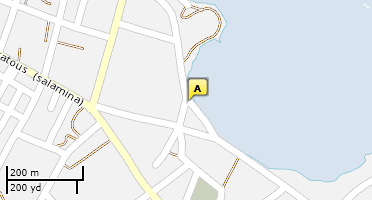 Location of business on map