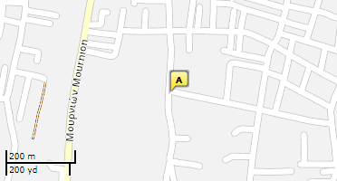 Location of business on map