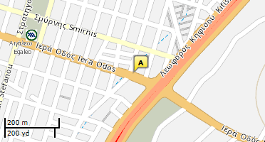 Location of business on map