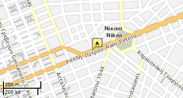 Location of business on map