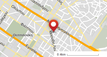 Location of business on map