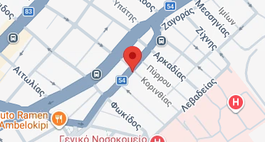 Location of business on map