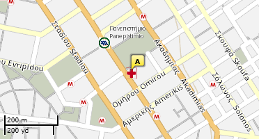 Location of business on map