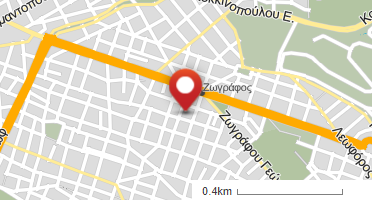 Location of business on map