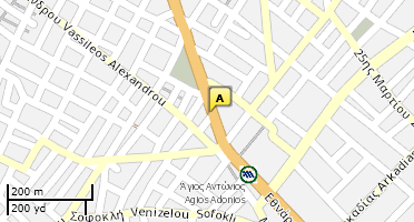 Location of business on map