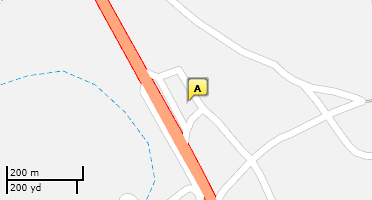 Location of business on map