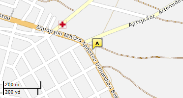 Location of business on map