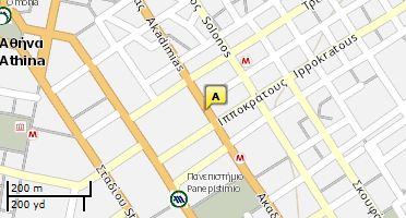 Location of business on map