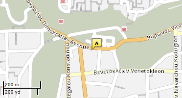 Location of business on map