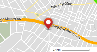 Location of business on map
