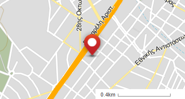 Location of business on map