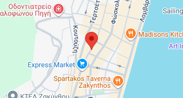 Location of business on map