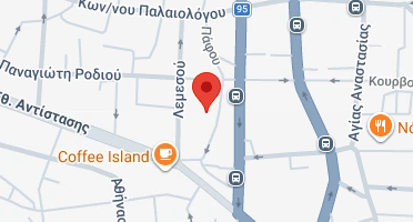 Location of business on map
