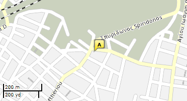Location of business on map
