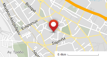 Location of business on map