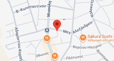 Location of business on map