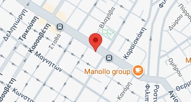 Location of business on map