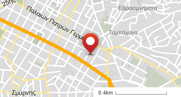 Location of business on map
