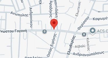 Location of business on map