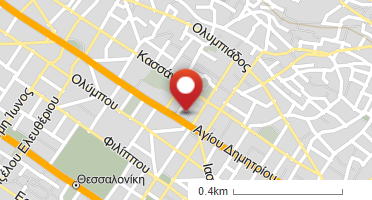 Location of business on map